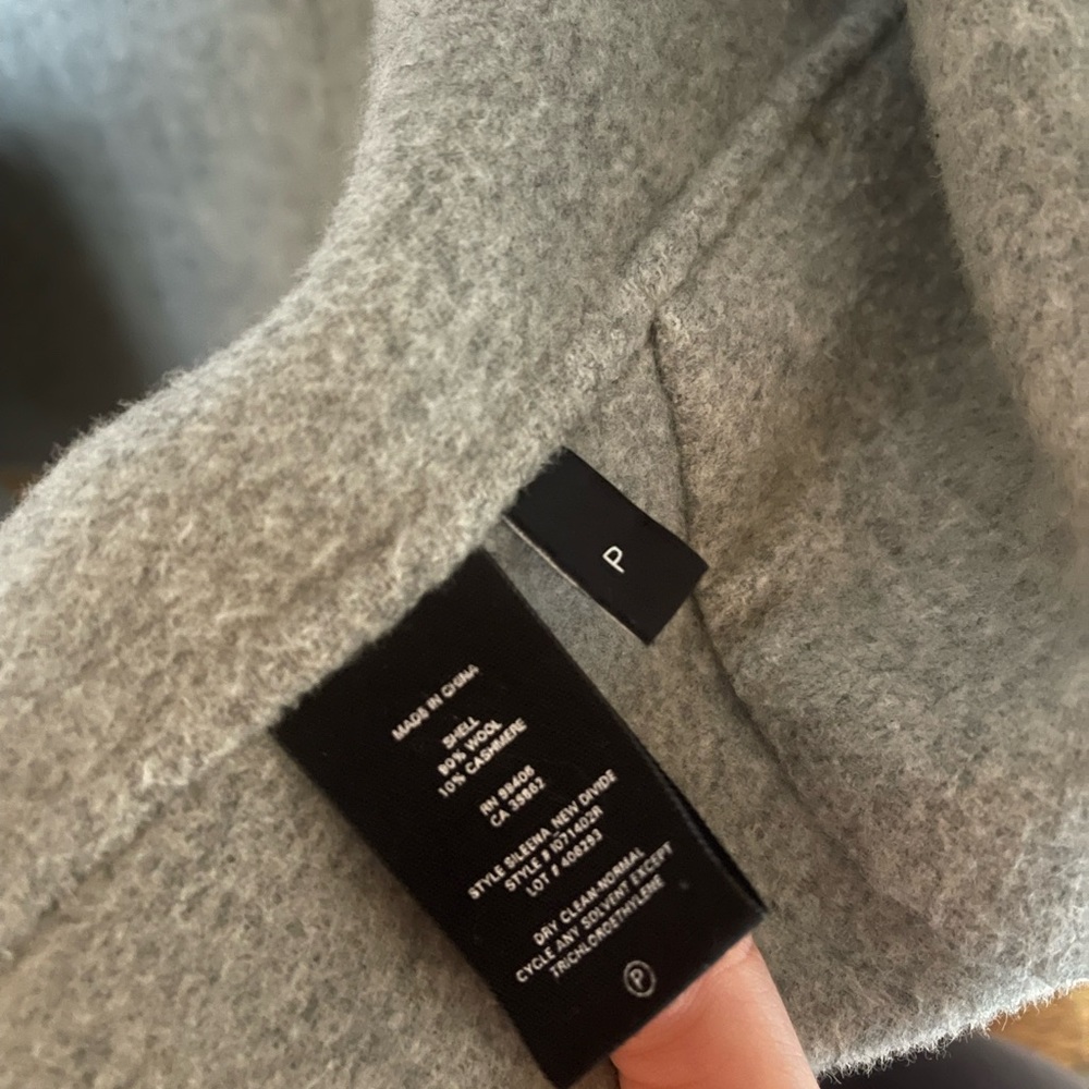 Open Front Coat In Double-Face Wool-Cashmere - image 3